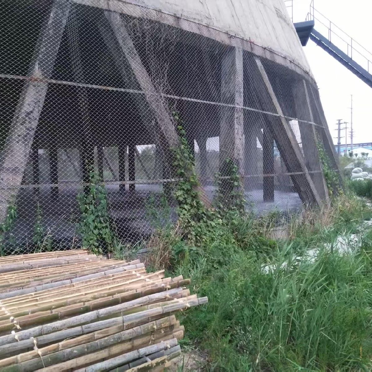 竹格填料PVC塑料淋水填料竹片填料