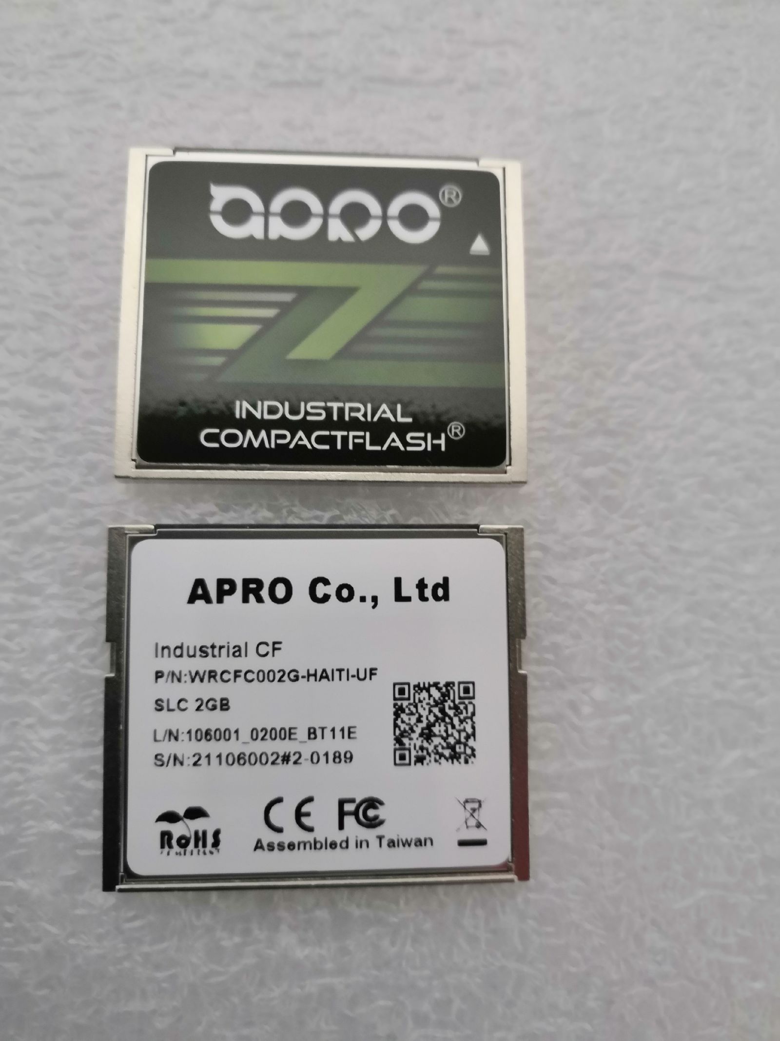 APRO CF卡 电子盘 WRCFC004G-HFITI WRCFC004G-HAITI-UF