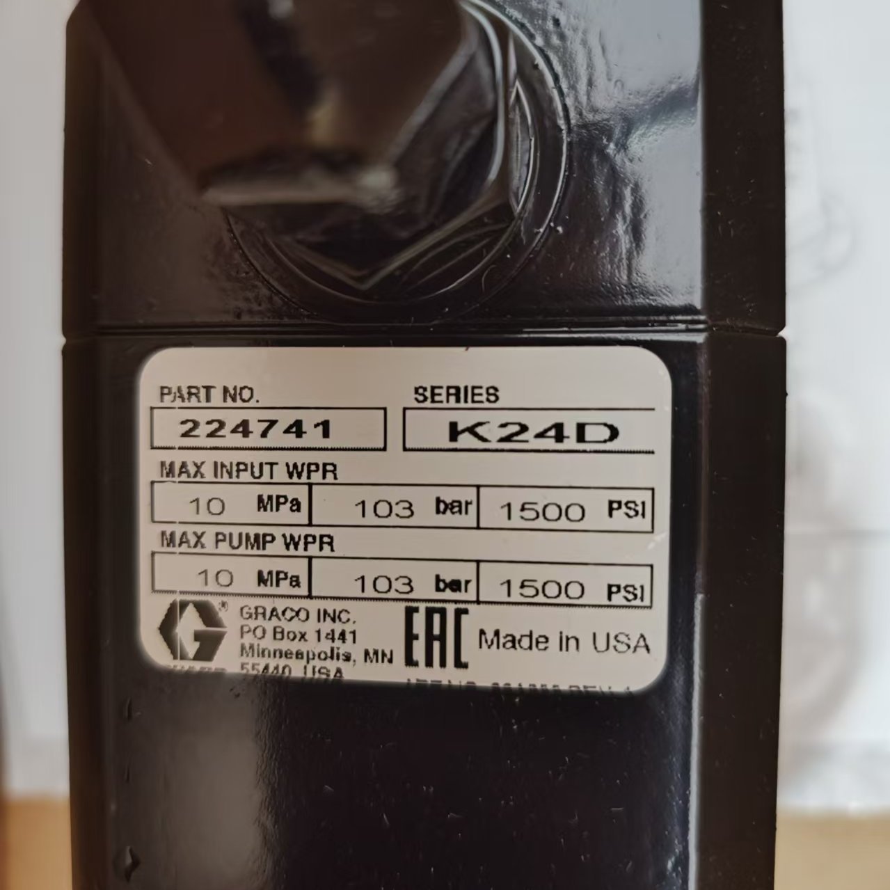 GRACO ׿Dyna-Star ϵ Һѹ224741D31311DF2666240793