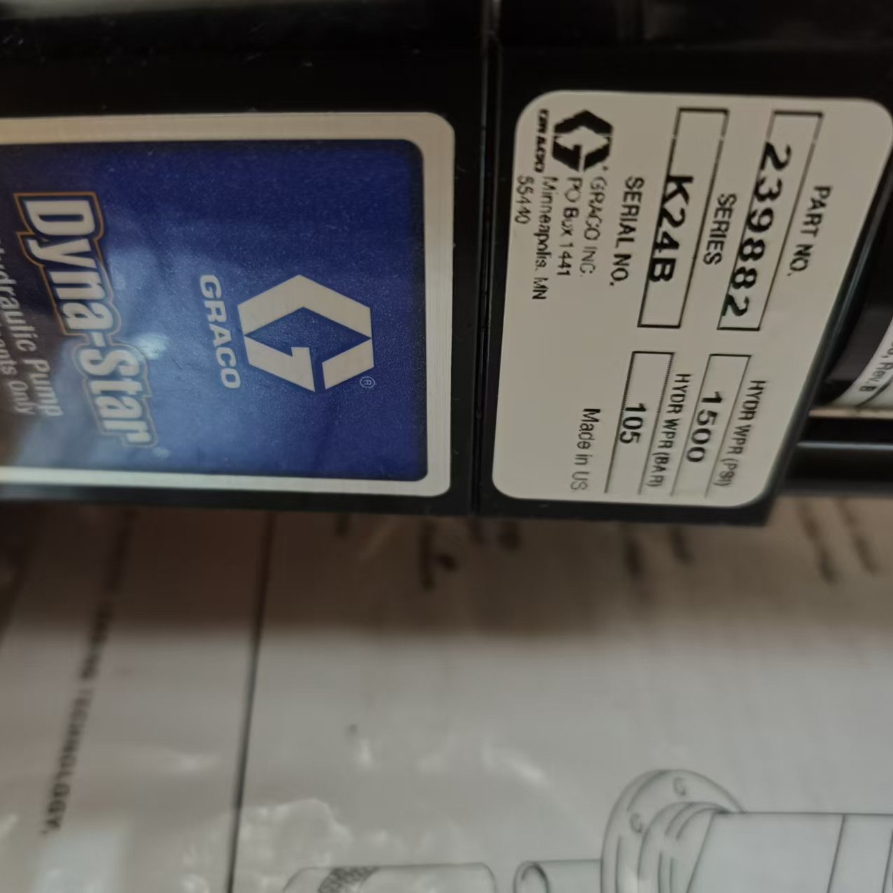 GRACO ׿Dyna-Star ϵ Һѹ224741D31311DF2666240793
