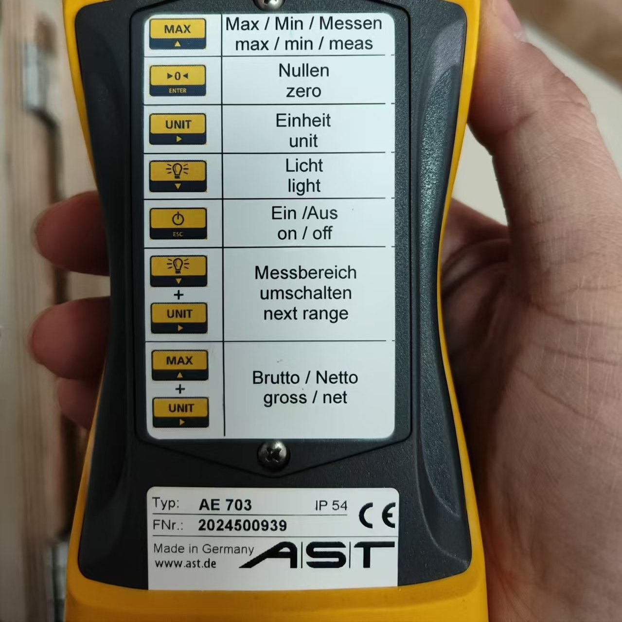 ASTMasterForce/KAN-G/500kNKANE/100kN/0.1/24V/0...10V