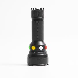 鼎軒照明鋁合金殼體Type-c充電電量顯示地鐵路袖珍信號燈電筒紅黃綠白SZSW2700A