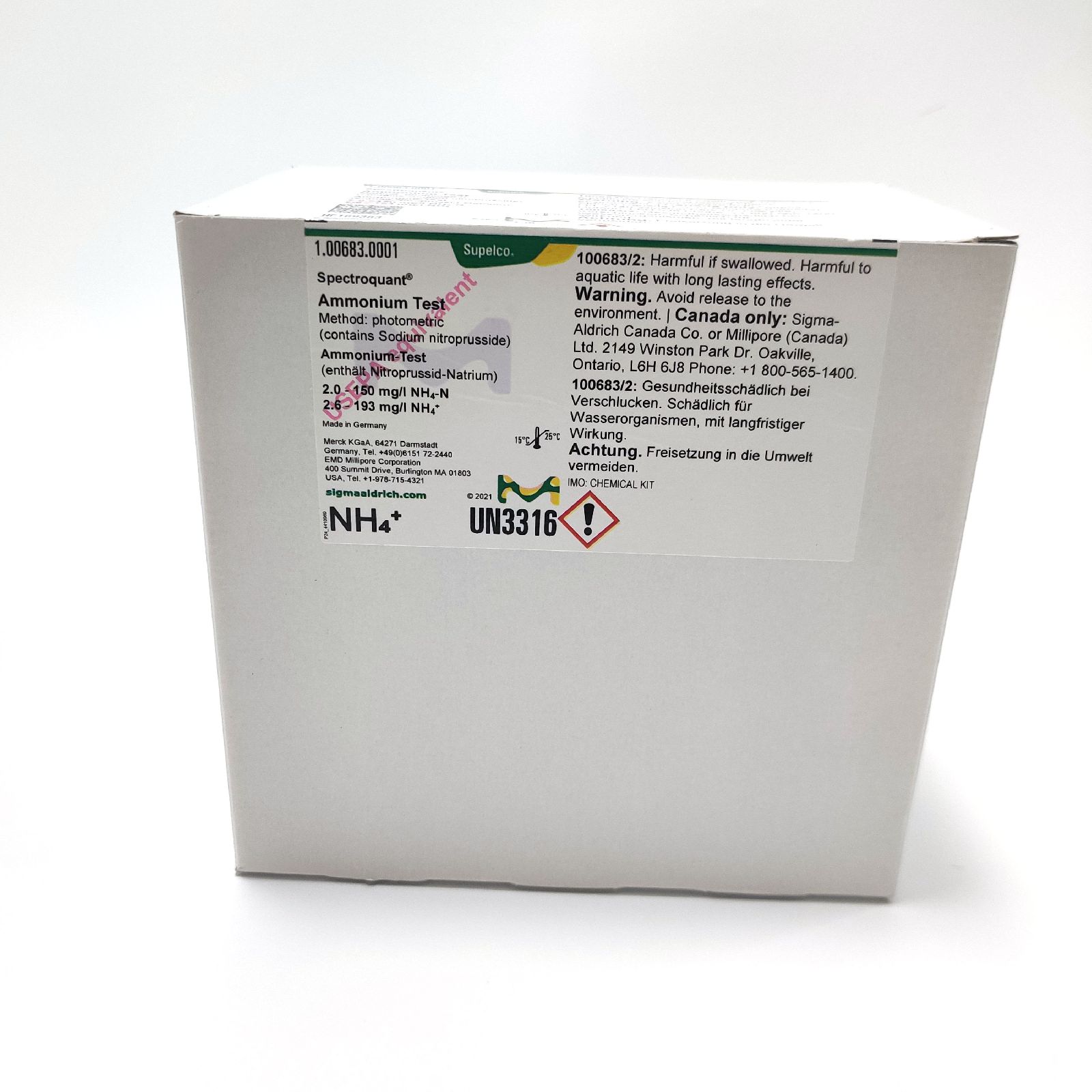 WTW¹ȼԼCODܵĬMerck14540/14541/14752/14543