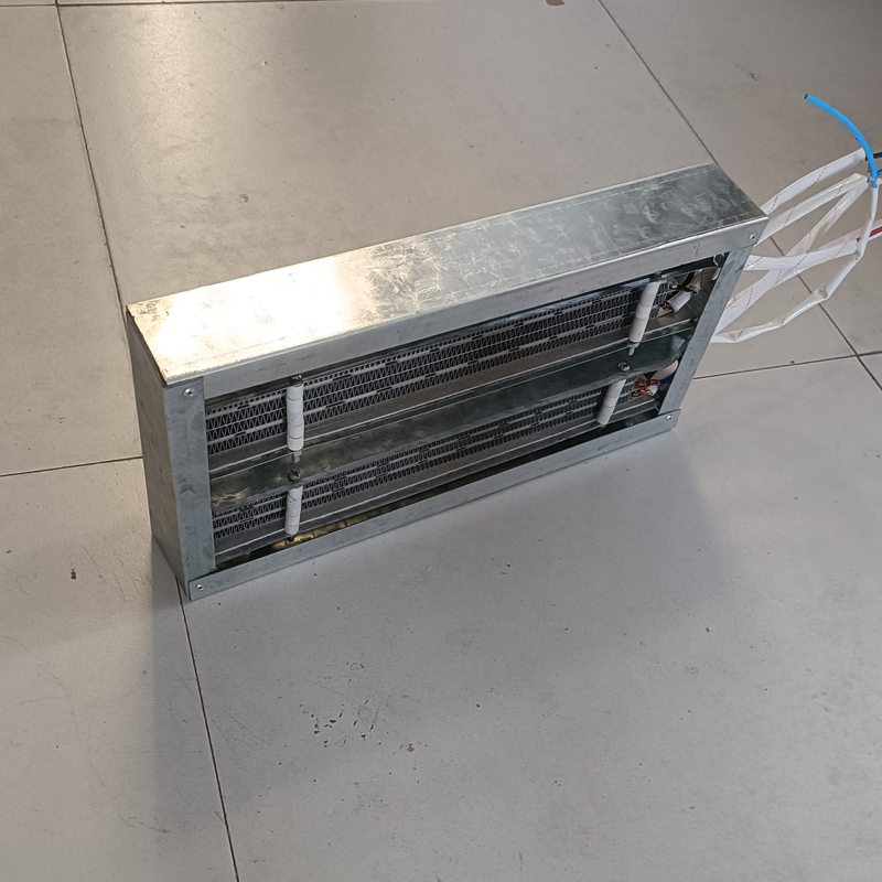 风管手动蝶阀K120-1电加热器空气换热器D300泰莱