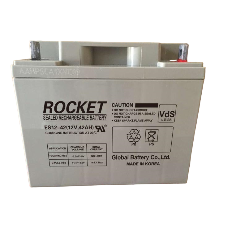 ROCKET火箭蓄电池ES12-42安全防卫系统电源12V42AH