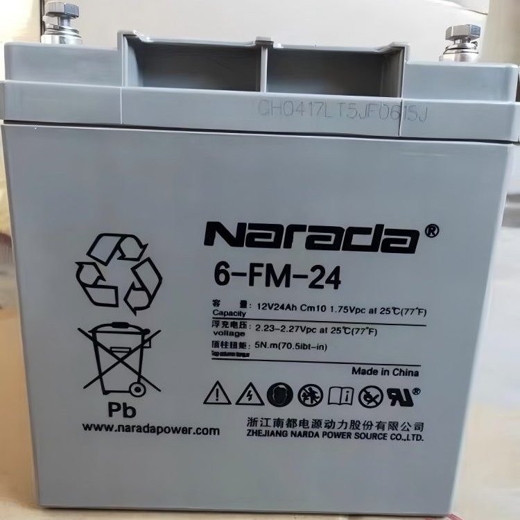 Narada南都蓄电池6-FM-24电子仪器12V24AH