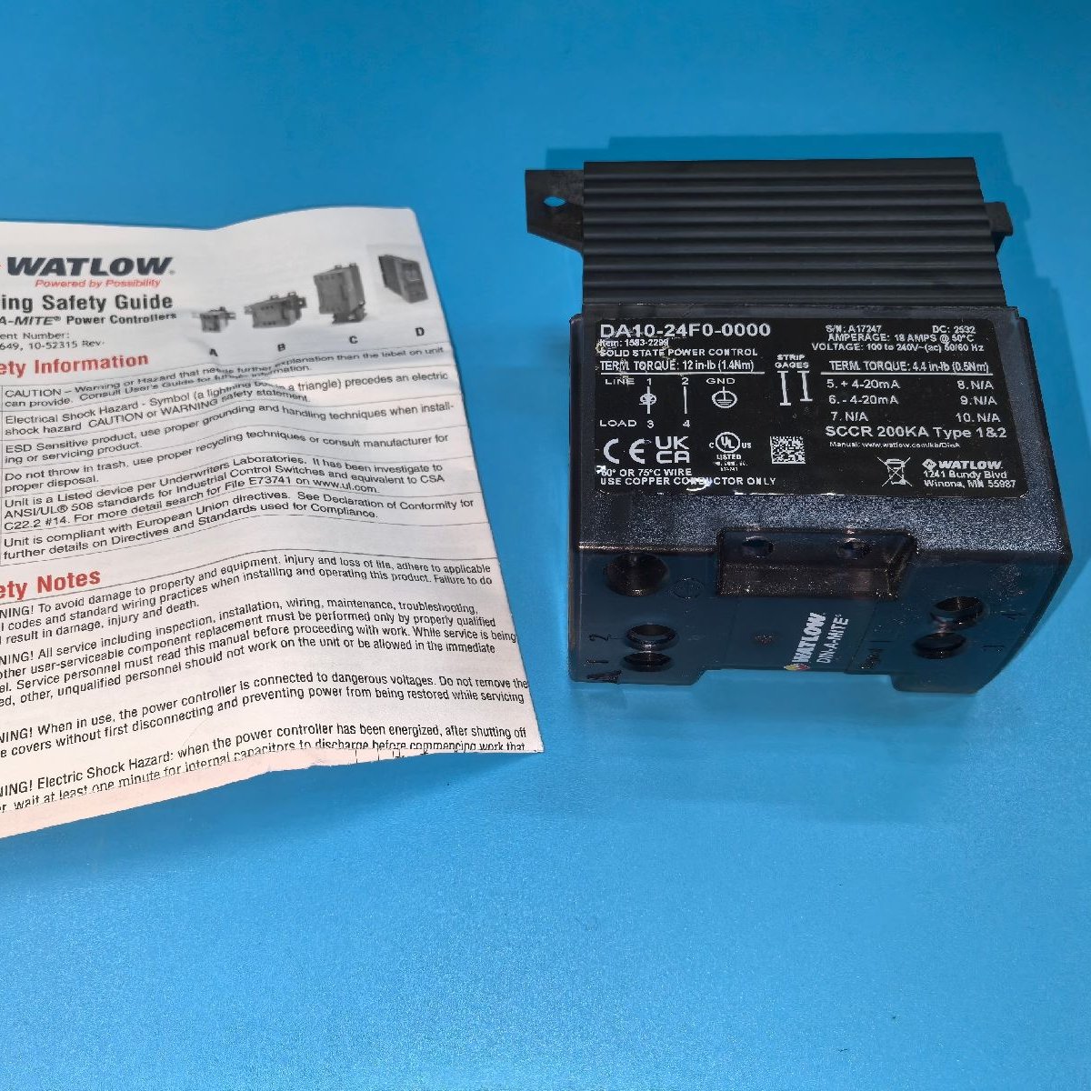 WATLOWʿDB10-60F0-0000