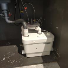 SFA办公楼厕所间专用污水提升泵平层排水提升装置SANIPRO