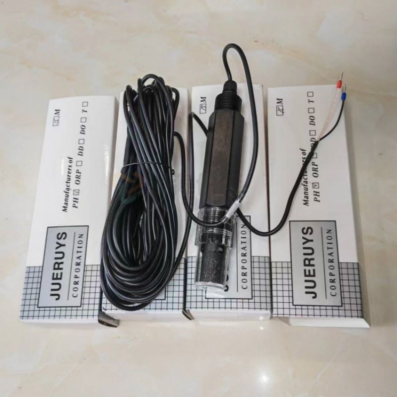 JUERUYS工业在线PH耐氢氟酸电极黑色GP100T