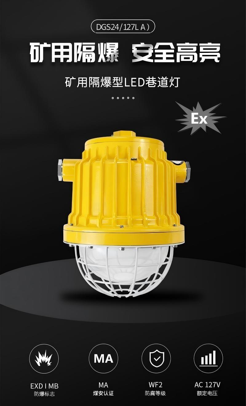 紫光智明DGS24/127L(B)矿用隔爆型LED巷道灯 DGS24/127LA