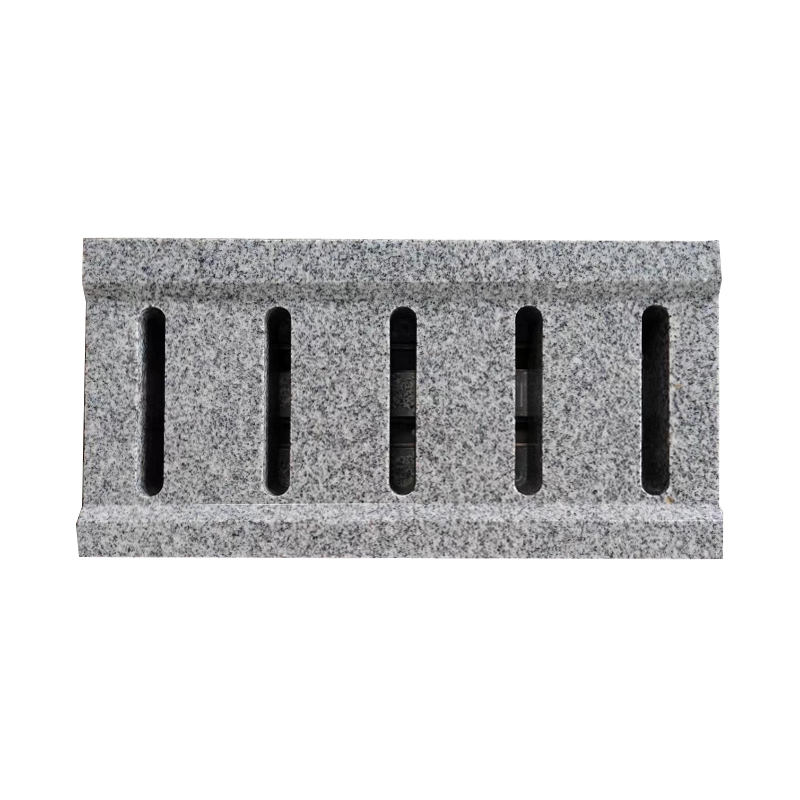 花岗石雨水口井盖 石材水篦子 雨水沟盖板