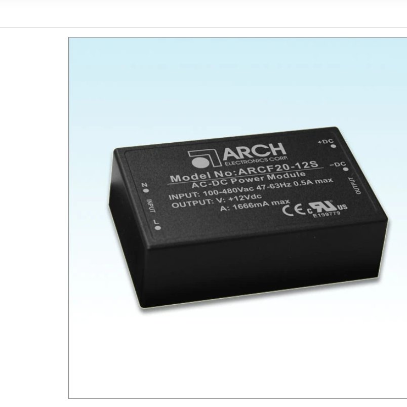 翊嘉ARCF20系列AC85-530V或者DC120-750V高压输入模块电源ARCF20-24S ARCF20-12S ARCF20-15S ARCF20-5S