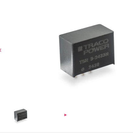 TRACO低电压输出模块电源TSR3-24120N TSR3-2450N TSR3-2425N TSR3-2418N TSR3-2412N