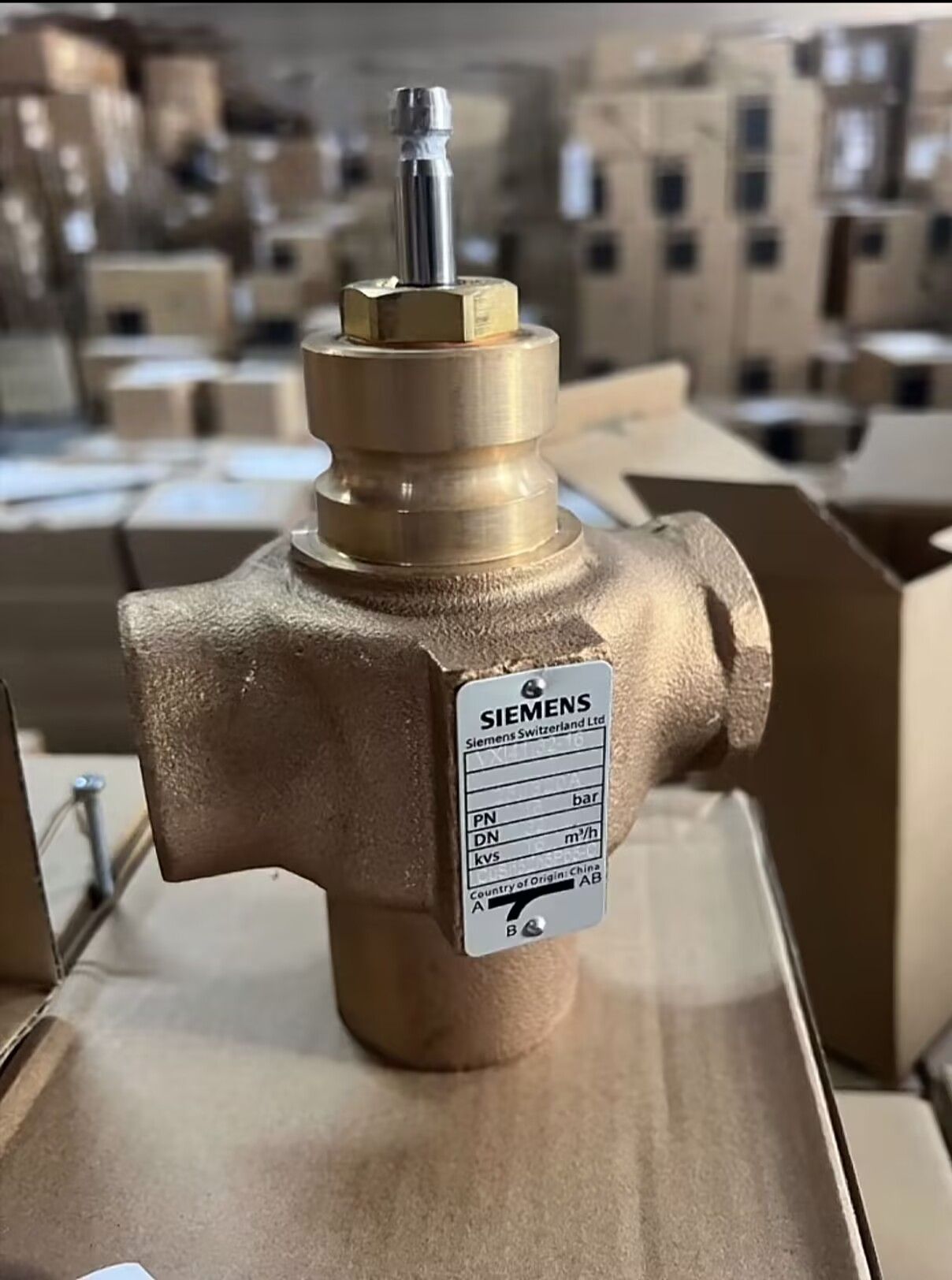 VXI41.32-16西门子原装三通温控阀 调节阀