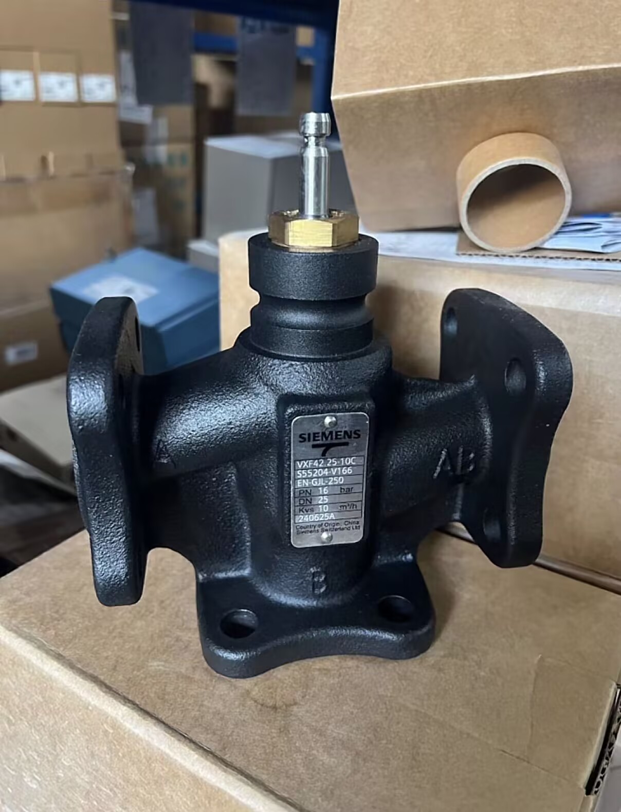 VXF42.42.25-16C西门子原装三通调节阀 座阀