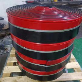 美奂 双唇橡胶防溢裙板 导料槽两侧撒料挡煤皮子 聚氨酯裙边 Y型