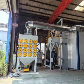 全自动打砂房刮板回砂除尘净化设备喷砂房