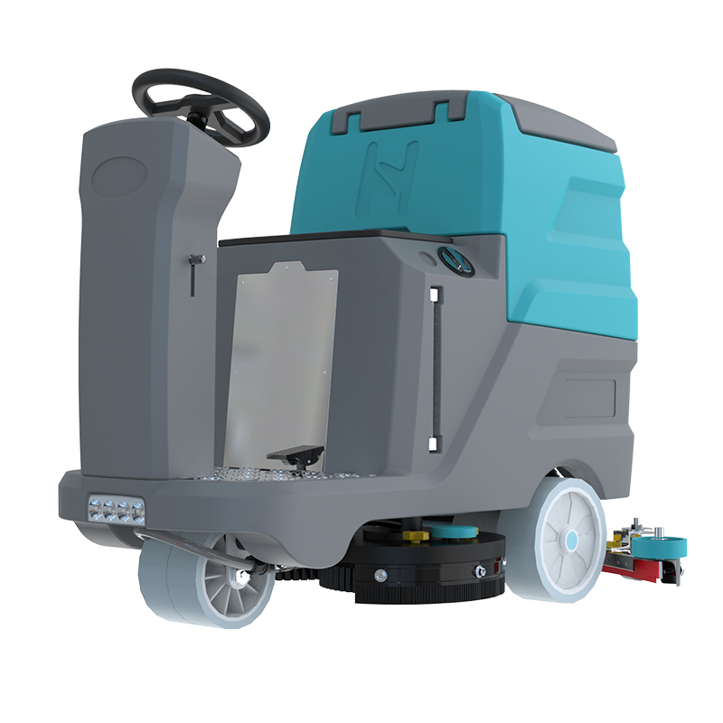 凯叻HY660大型电瓶洗地车工厂车间停车场驾驶式洗地机