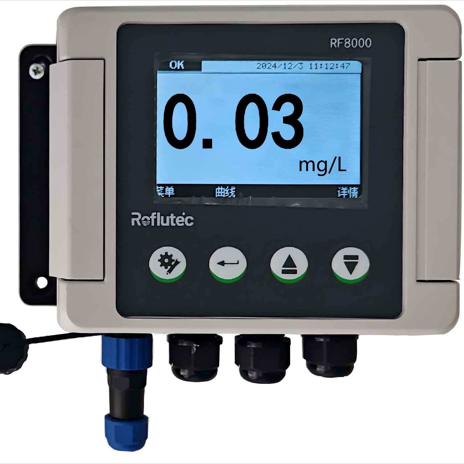 ROFLUTECRF8000CL数字式余氯/二氧化氯/臭氧控制器