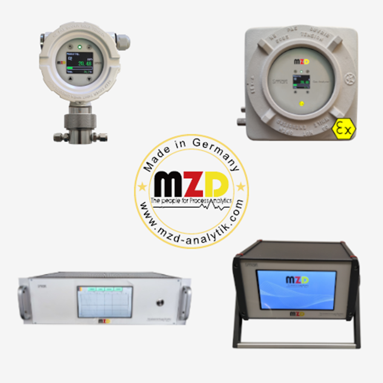 德国MZD 电化学式氧气分析仪ppm/百分比