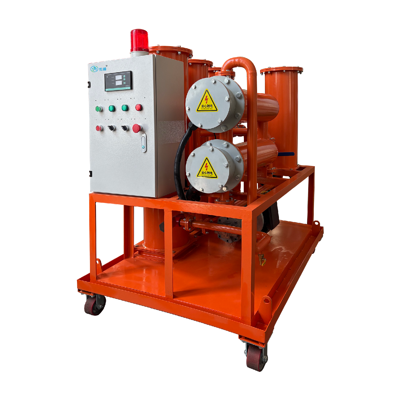 聚赫移动式滤油小车,带精过滤器JHGL-100