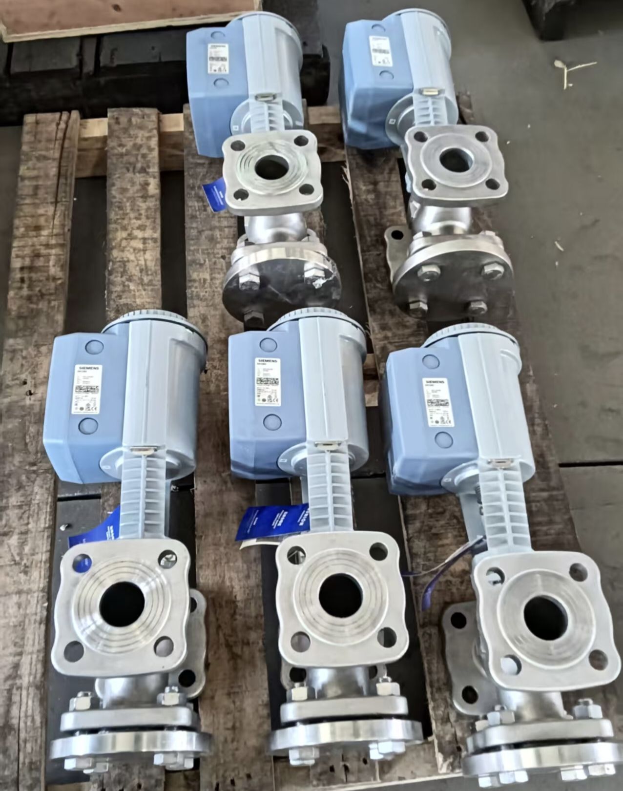 VVC45.40西门子SKD60温控阀,混装两通304不锈钢电动调节阀