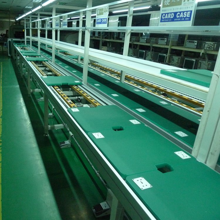 宏锦智能科技中间返板环形倍速链流水线生产线