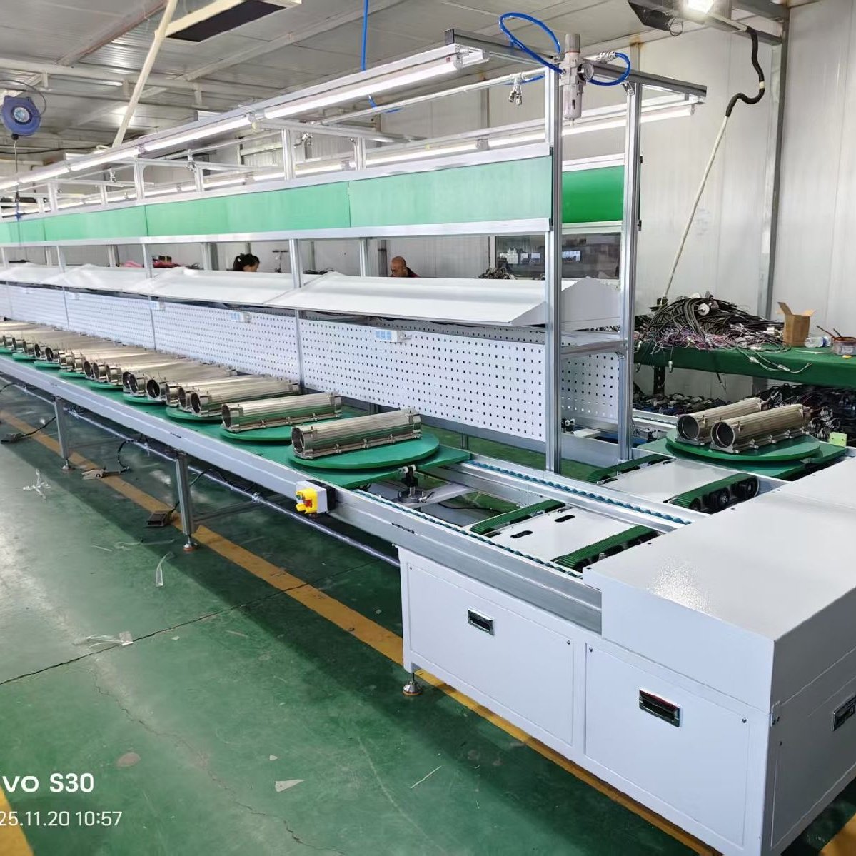 宏锦智能科技定制14米环形倍速链组装线流水线