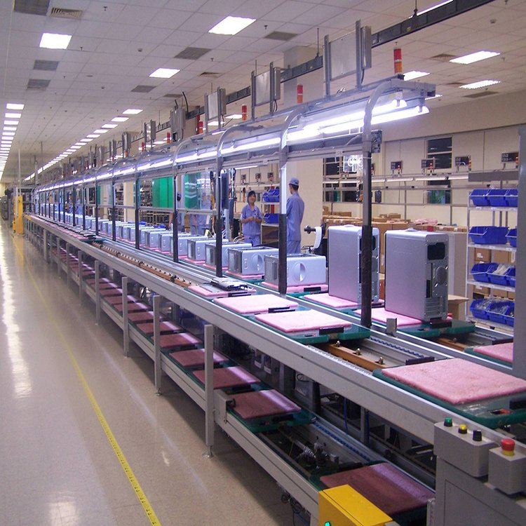 宏锦智能科技定制22米上下循环双层倍速链输送线流水线