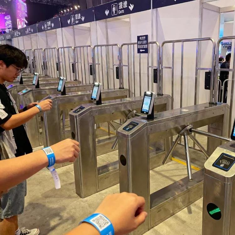 西莫罗景区演唱会三辊闸影院出入口闸机票务系统CPW155Y