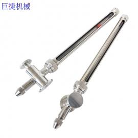 600mm卫生级玻璃管液位计螺纹连接水箱液水计水位观察阀门