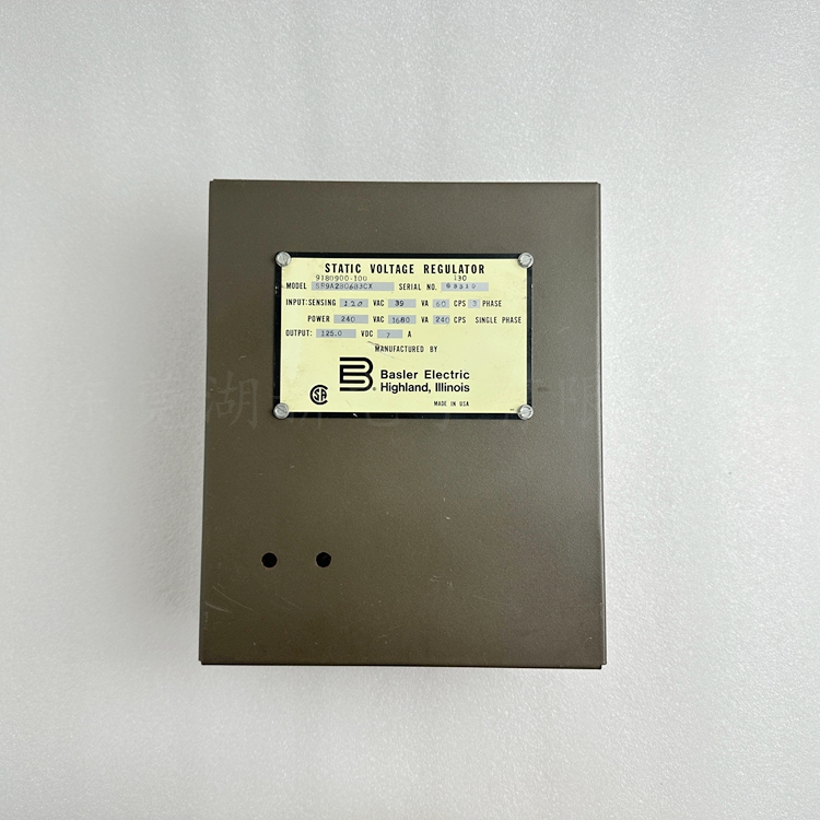 BASLER电压调节器SR9A2B06B3CX调压器稳压器模块9180900-100