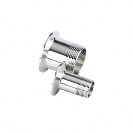 304不锈钢快装外丝卫生级卡盘外螺纹接头4分1寸丝扣管件