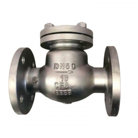 不锈钢法兰止回阀H44W-16P