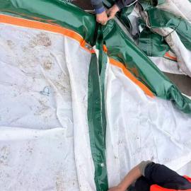 生态软围隔抗拉强度高 排污口拦污 河道分段隔污帘PVCZGL