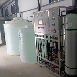 浩润器械生产行业全不锈钢双级反渗透纯化水设备HRP-RO-3000