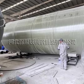玻璃钢污水提升预轴流截流井地埋式雨水一体化泵站